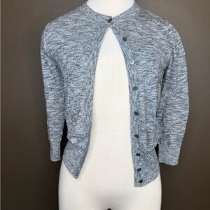 LOFT Gray Women's Cardigan Sweater